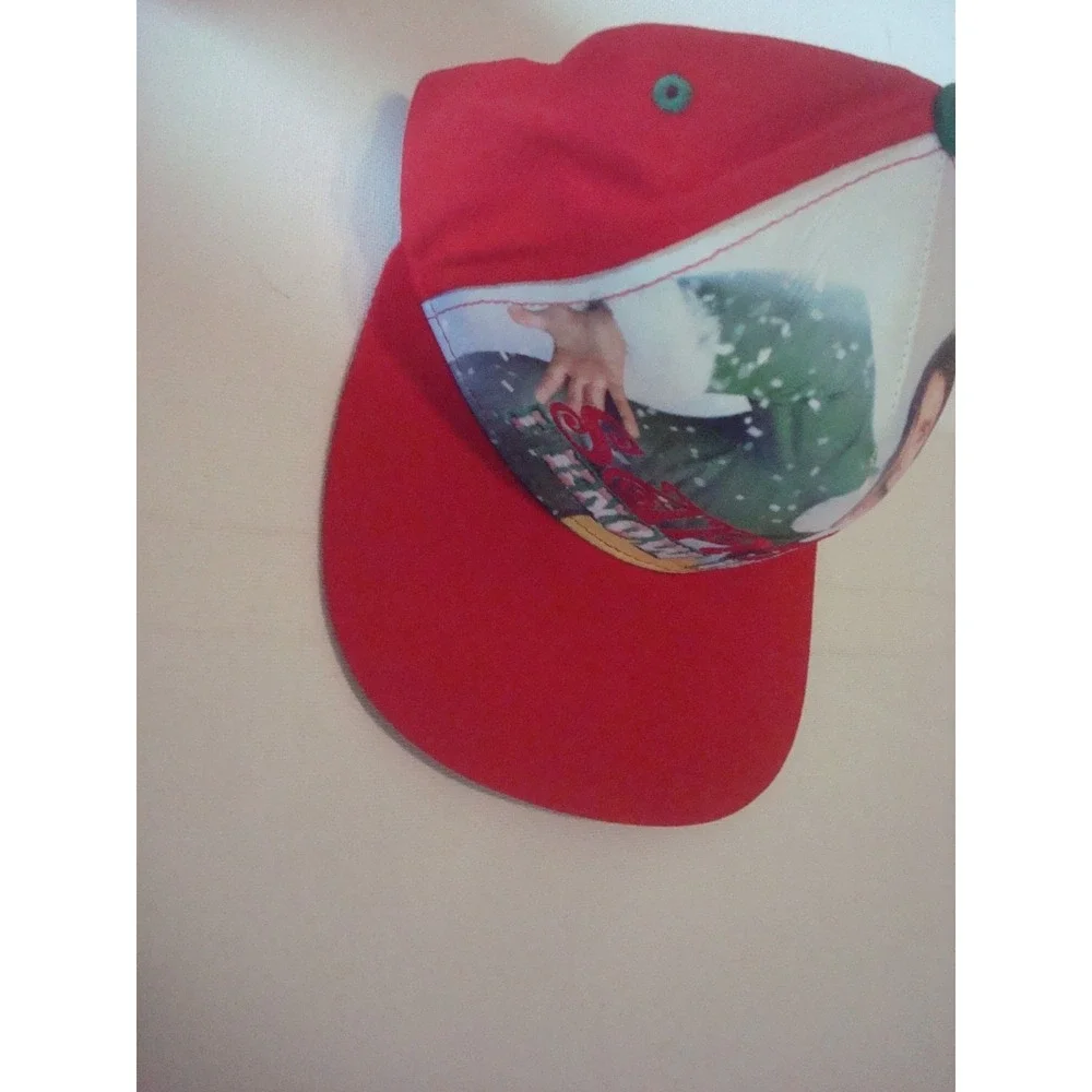 CHRISTMAS SANTA i know him elf  BEACH HAT CAP VINTAGE DEADSTOCK R2